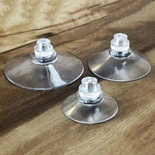 10/20x Strong Suction Cups Sucker Hook w/ M4 Screw Rod Kitchen Glass Window Tool