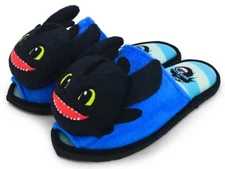 GENUINE How to Train Your Dragon TOOTHLESS Plush Slippers Shoes US 6-10 UK 4-8