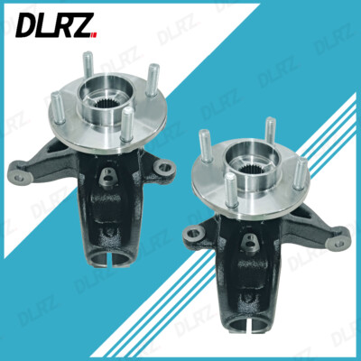 For 2006 2007 2008 2009-2011 Ford Focus Front Steering Knuckle+Wheel Hub Bearing
