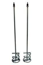 2 x Wendelr&uuml;hrer R&uuml;hrquirl R&uuml;hrer 120 x 750 mm verzinkt mit M14 Gewinde