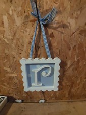 Wood Letter "r" Bedroom Wall Art - Blue Nursery