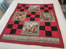 Handmade Pieced Wall or Lap Quilt "The Great Outdoors" 36" x 40"