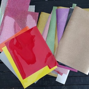 Lot Of HTV Sheets Mostly Full Heat Transfer Vinyl Happy Crafters Glitter Plain