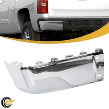 Left Hand Rear Bumper End Caps For 07-13 Chevy Silverado Gmc Sierra 1500