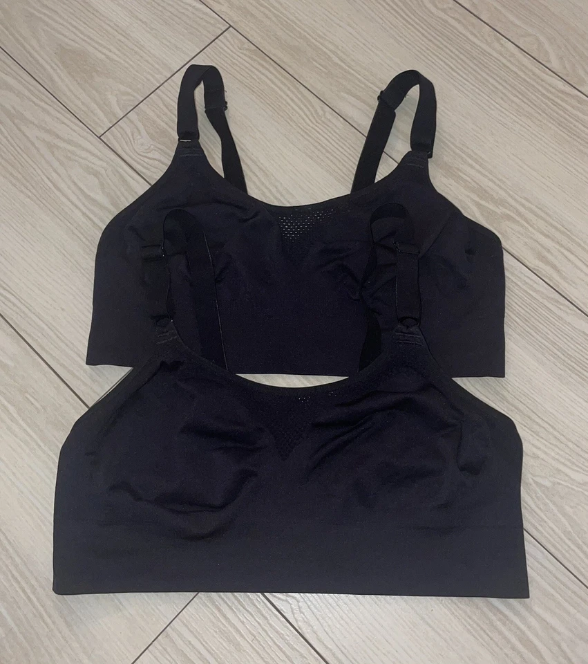 Sujetadores Bralettes 2 Warners RQ3451A Easy Does It sin cables S pequeños negros Foto 2 de 4