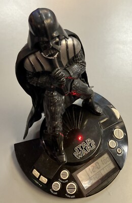 Star Wars Darth Vader 12” Statue Alarm Clock Radio MISSING LIGHT - Main Image
