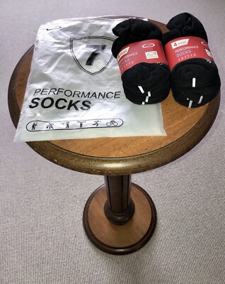 X Pairs Coskefy No-Show Socks UK Size 3-5 Black