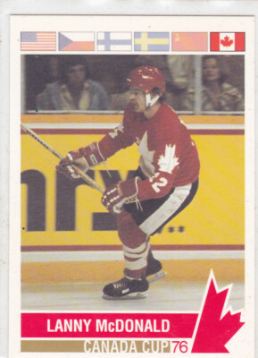 92/93 FUTURE TRENDS..76 CANADA CUP..LANNY McDONALD..# 174..FREE COMBINED SHIP