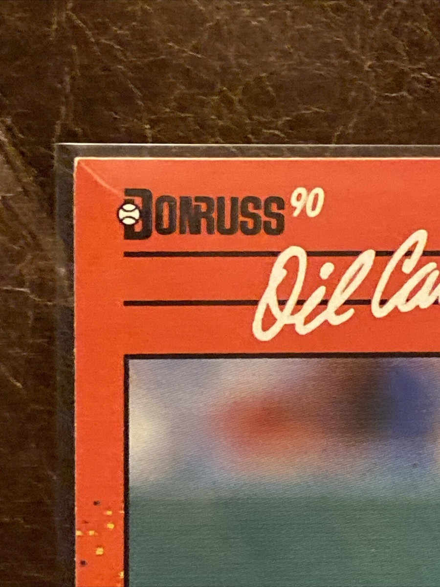 1990 Donruss Oil Can Boyd Of Red Sox 633 Baseball Card Missing