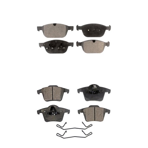 Front Rear Ceramic Brake Pads Kit For Volvo XC90 With 328mm Diameter Rotor - Picture 1 of 11