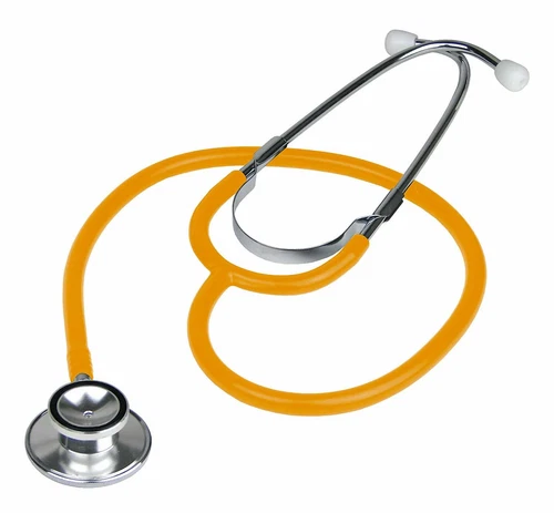 Ever Ready First Aid Dual Head Stethoscope for EMS EMT Medical Nurses - Yellow