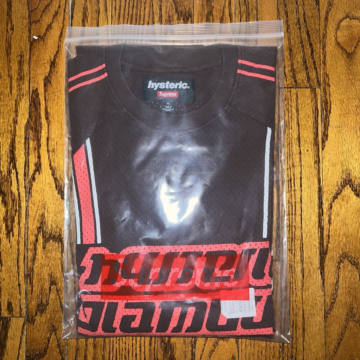 Supreme Hysteric Glamour Mesh L/S Top Brown Jersey Size: XL Supreme Hysteric Glamour Mesh L/S Top Brown Jersey Size: XL