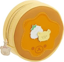 Rilakkuma Pancake Coin Purse Yum Yum Sweets? Amusement Park w/Keychain New