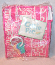 NEW WITH TAG VINTAGE CUTIE PIE PINK MINI DIAPER BAG  10" X 11"