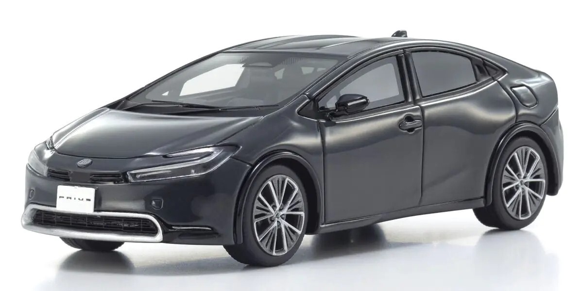 1:43 KYOSHO Toyota 60 Prius Z Hybrid Gray Resin Cast Minicar