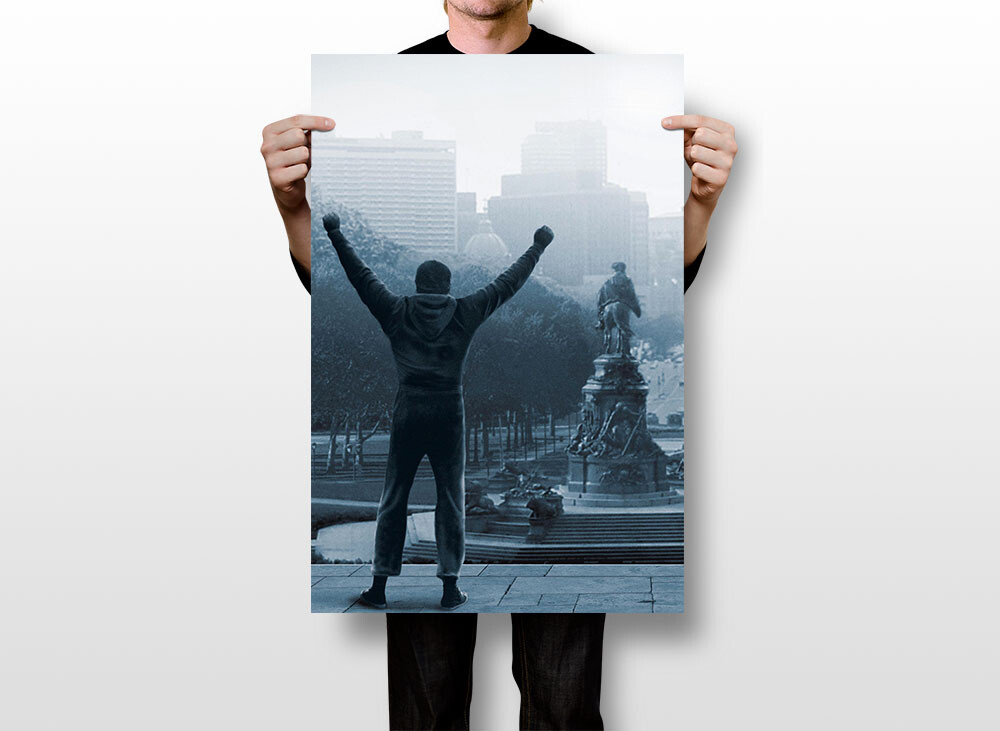 Rocky Balboa Sport Movie Print Painting Wall Art Home Decor