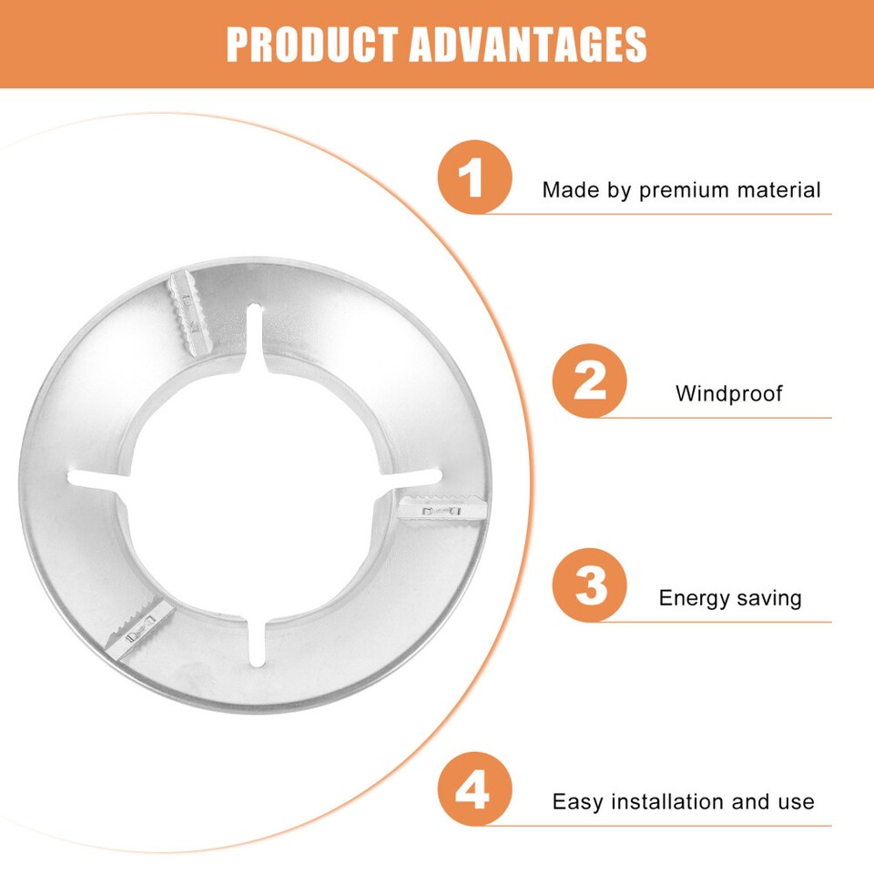 Wok Ring for Electric Stove Gas Pot Rack Foker Burner Metal Round Pan