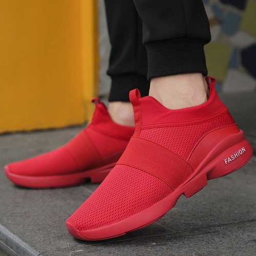 Herren Komfort Leicht Slipper Schuhe Jogging Athletisch Laufen Fitnessstudio Turnschuhe US - Bild 5 von 22