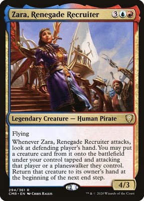 MTG Magic the Gathering Zara, Renegade Recruiter (294/794) Commander Legends LP