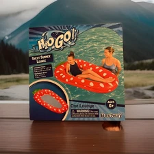 Bestway H2O Go Beach Bed Lounge swimming pool float Headrest 64.6" x 35.7" NEW