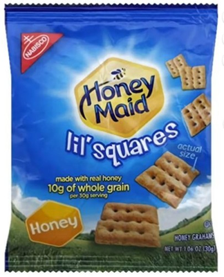 #ad Lil#x27; Squares Honey Graham Crackers by Honey Maid 1.06 Ounce Pack of 24 $20.25