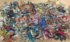 G 17 Lbs+ HUGE Vtg Costume to Fashion Jewelry lot Necklace Bead Chain UNSORTED