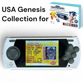 Sega Genesis Ultimate Portable 2GB SD Card w/ USA Game Library + Cover Art Menu