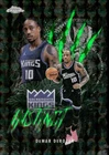 2025 Topps Chrome DeMAR DeROZAN Refractors Green (RAW)
