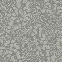 Fd26519_Hannah Rankende BläTter PimentköRner Weich Grau Licht Fine Decor Tapete