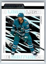 2023-24 Upper Deck Credentials Ice Blue #72 Logan Couture San Jose Sharks