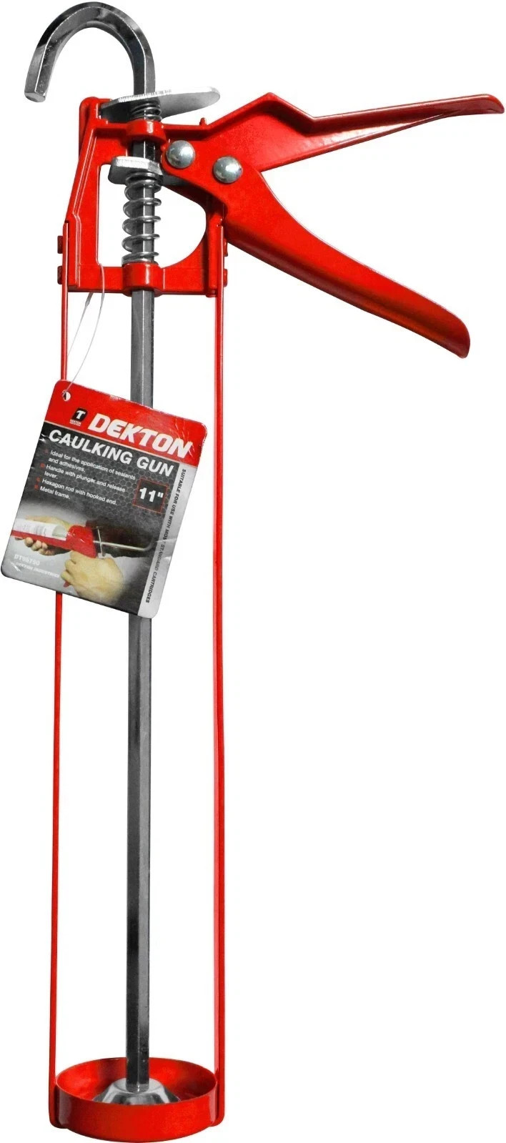Dekton 11" Caulking Gun Silicone Sealant Tube Applicator Mastic Gun