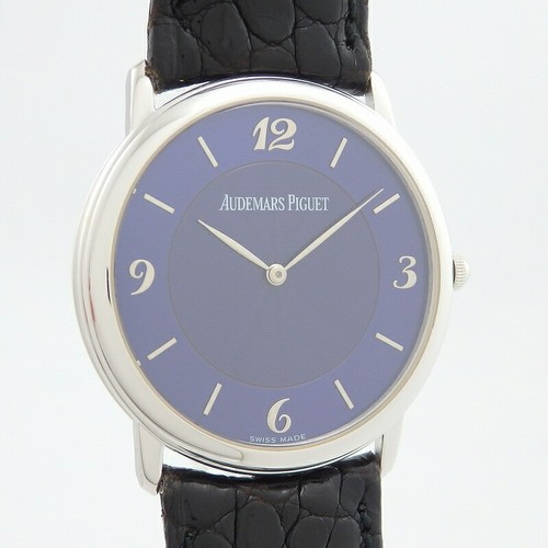 AUDEMARS PIGUET Jules Audemars Ref.14894BC Blue Dial 18K WG Hand-Wound Watch