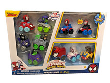 Disney Marvel Spidey and His Amazing Friends Mini Vehicle 10 set
