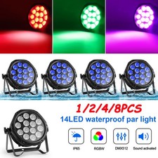 Waterproof 210W RGBW LED Par Light DMX Stage Wash Beam IP65 Outdoor Yard Lights