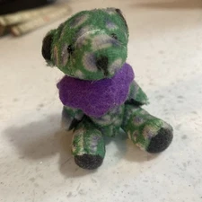 Miniature Grateful Dead Plush Bear Jointed 3inch Rare!