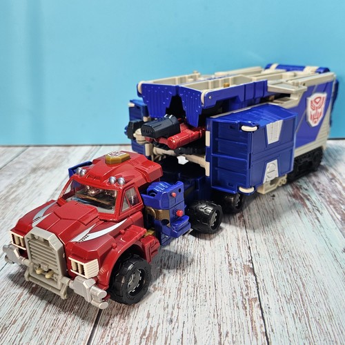 2002 Transformers Armada Super Class Optimus Prime & Sparkplug - Picture 6 of 15