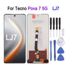 For Tecno Pova 7 LJ7 LCD Display Screen Touch Digitizer Assembly Replacement