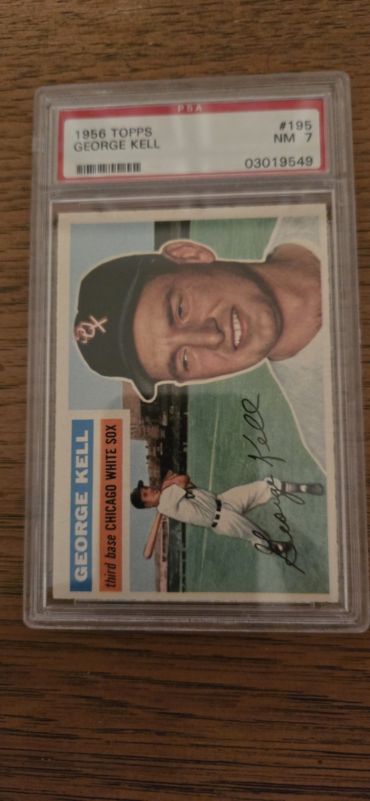 1956 Topps Baseball George Kell PSA 7 #195