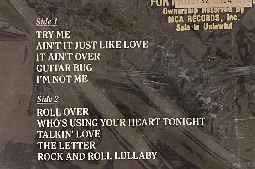 Billy Burnette Try Me vinyl LP NM Curb Country Rockabilly Christine McVie - Image 3 of 3