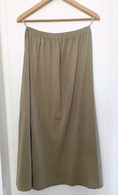 Ann Christine luftiger langer Sommerrock, Maxirock, Damen, Taupe, Gr. 40