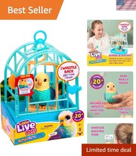 My Really Real Talking Bird Toy  Cage - Indie, Interactive Voice Repeating T...
