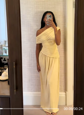 NWT HELSA APOLLA JERSEY DRESS DUNE SMALL REVOLVE FWRD $429