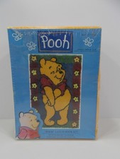 Disney Winnie The Pooh Latch Hook Rug Kit 20"x30"  WP0100, New Sealed