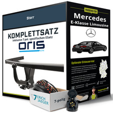 Für MERCEDES E-Klasse Limousine W213 Anhängerkupplung starr +eSatz 7pol 16- AHK