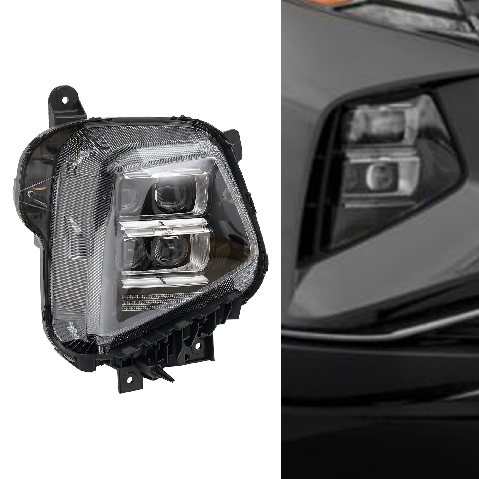 LED Headlamp for 2022 2023 Hyundai Tucson Right Side 92101-CW100 Not Fit Halogen