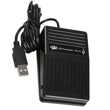 USB Foot Switch Pedal Control Pre-Program Key Mouse For Keyboard PC Computer y