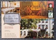 Postcard 500 years Luther in Jena Black Bear Reformation Thuringia