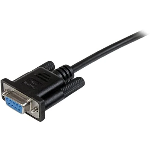 StarTech.com 1m Black DB9 RS232 Serial Null Modem Cable F/F - DB9 Female to Fema - Image 4 of 4