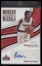 2022-23 Panini Immaculate Collection #IMO-BHY Bones Hyland Modern Marks Red #/25