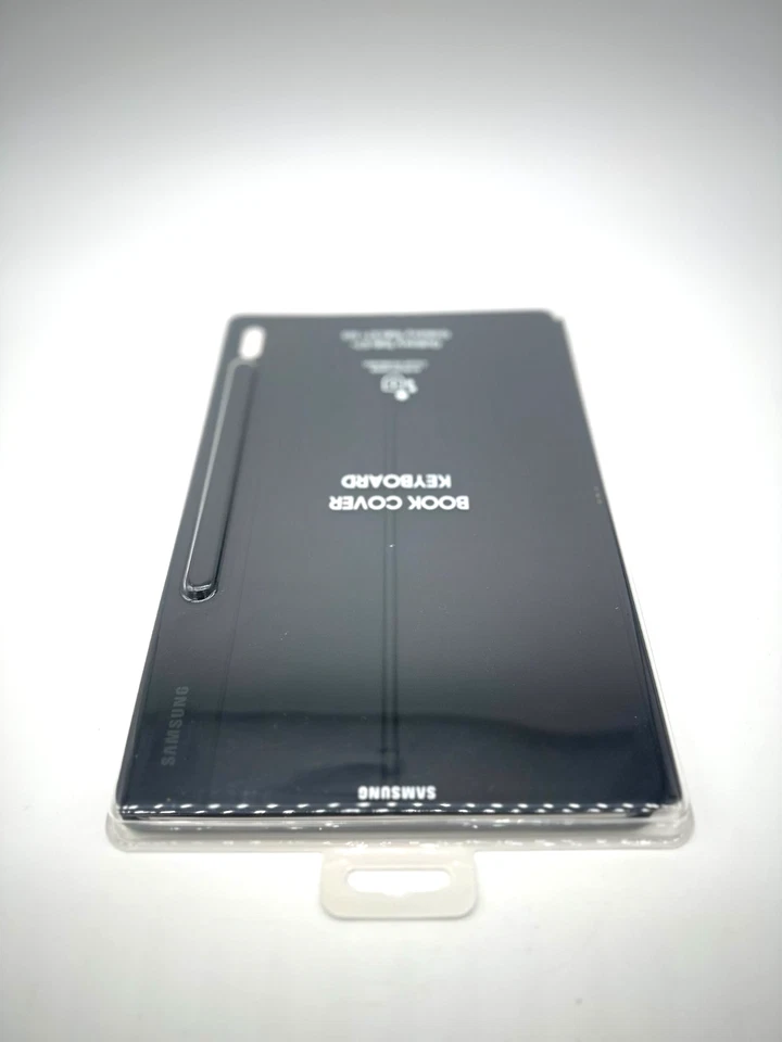 Teclado con cubierta de libro Samsung para Samsung Galaxy Tab S7+, S7+ 5G negro nuevo sellado Foto 3 de 4